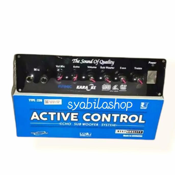 Kit Active Tone Control Mic Echo Plus Subwoofer