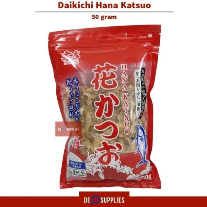 Daikichi Hana Katsuo 50Gr Halal - Katsuobushi Bonito Flakes Takoyaki