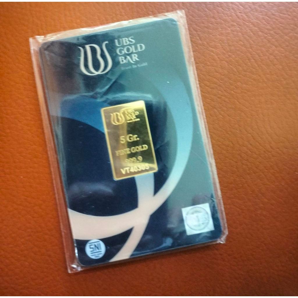 Logam Mulia UBS 5 Gram - Emas Batangan 24k