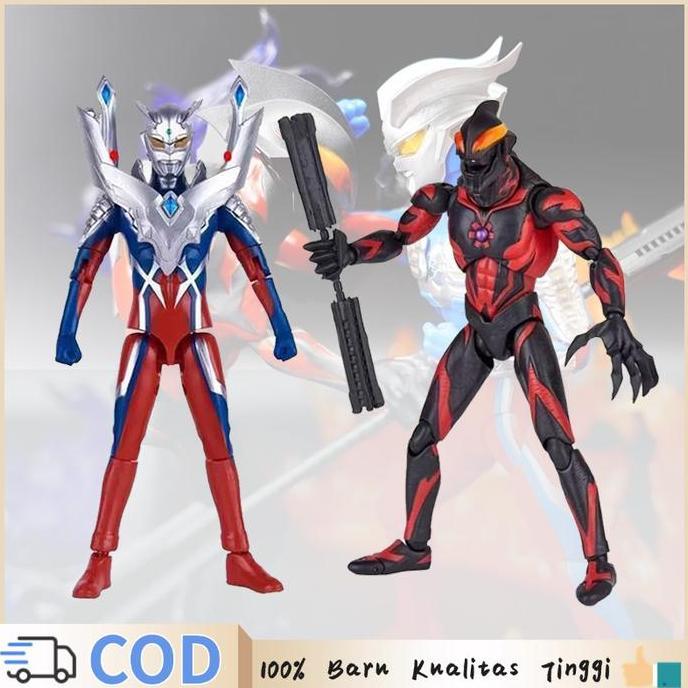 Chodo Ultraman Zero Ultraman Ginga Belial Ultraman Zero Action Edition Shf Ultraman X