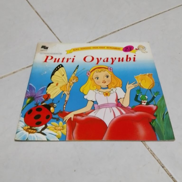 Buku dongeng anak-anak bergambar shogo hirata nomor 23 putri oyayubi
