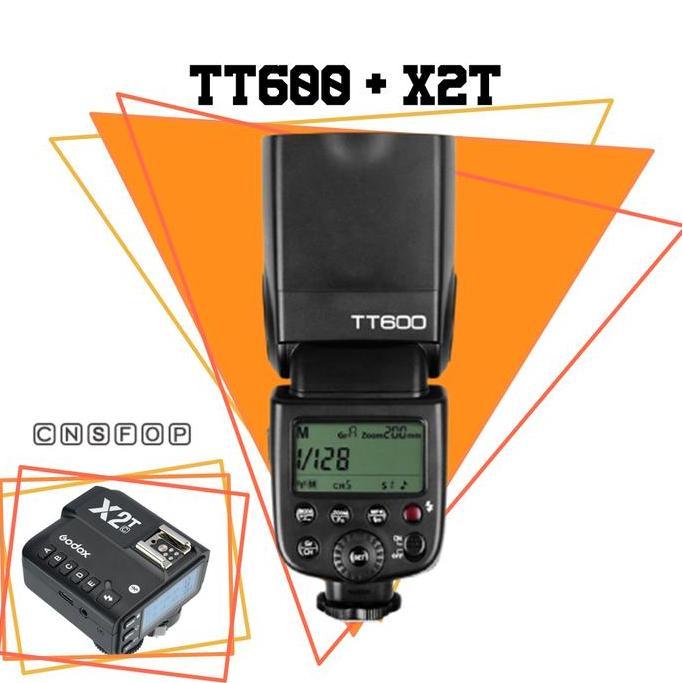 PAKET FLASH GODOX TT600 +TRIGGER X2T