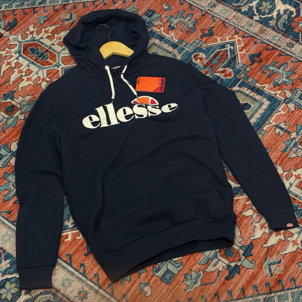 Ellesse SL Gottero Navy Hoodie