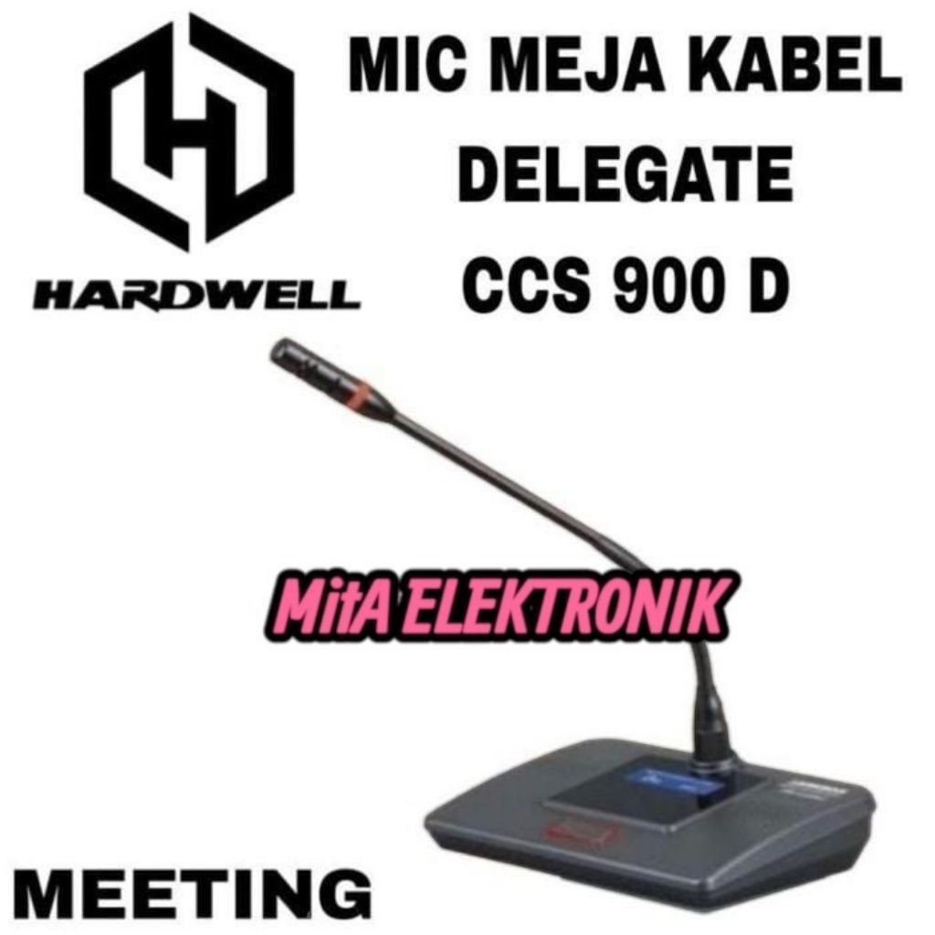 Mic Meja Hardwell CCS 900 D Original Delegate CCS-900D Conference