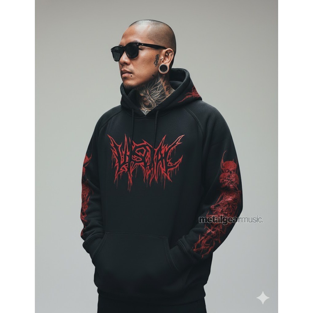 Viscral - Desecrated Carcass Hoodie - Rilisan Metalgear
