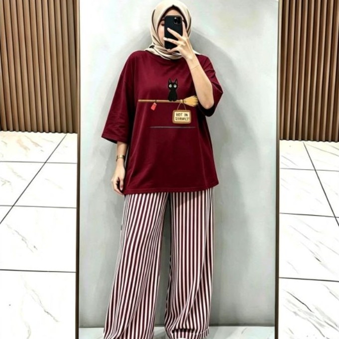 ONE SET KAOS OVERSIZE/ONE SET KAOS VIRAL/ONE SET KAOS MIX RAYON/SETELAN CELANA OVERSIZE