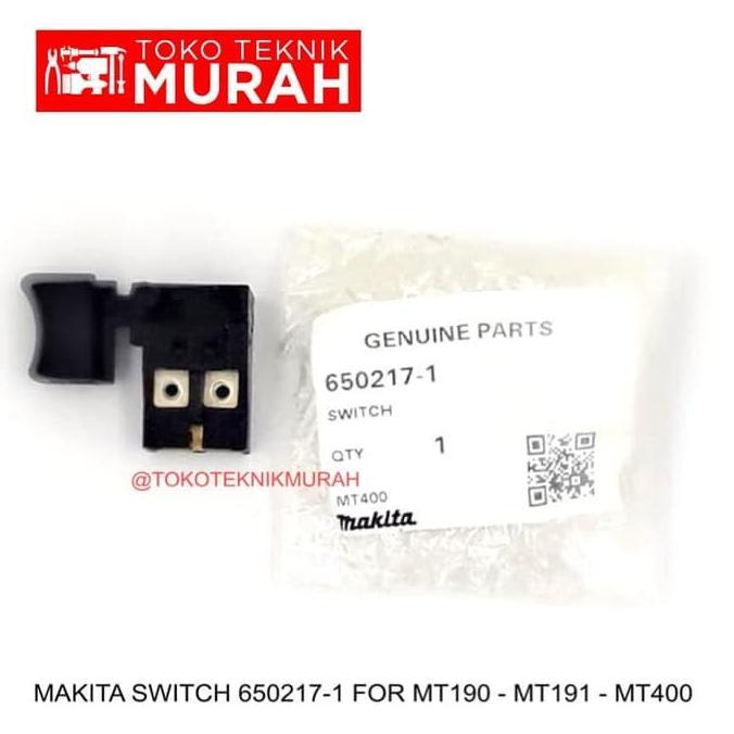Makita 650217-1 Switch Mt190 Mt191 Mt400 Saklar Mt 190 191 400 Ori Co