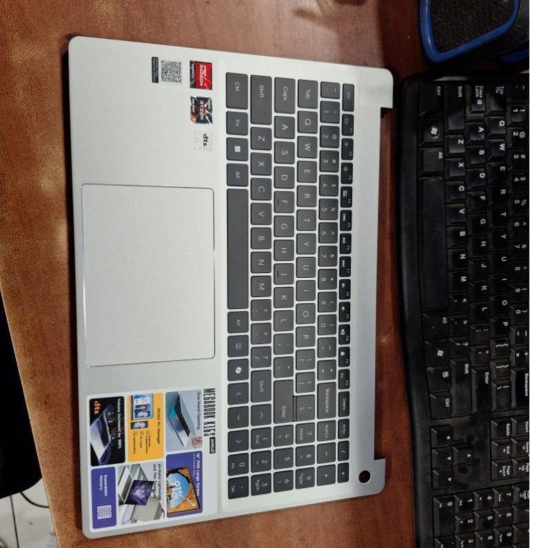 Palmrest + keyboard OKE laptop Tecno Megabook K16S AMD secound original