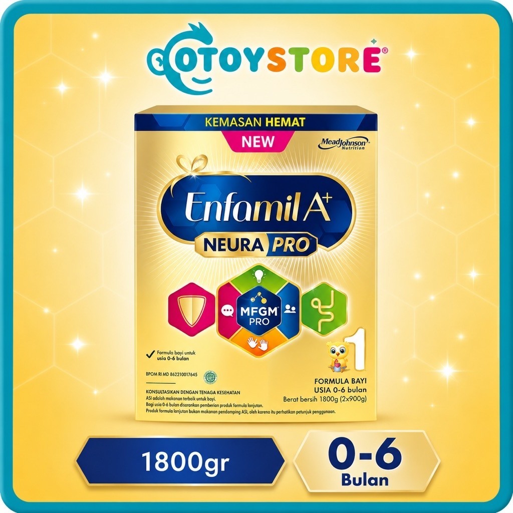 Enfamil A+ 1 1800g 0-6 Bulan Enfamil Tahap 1 1800 Gram