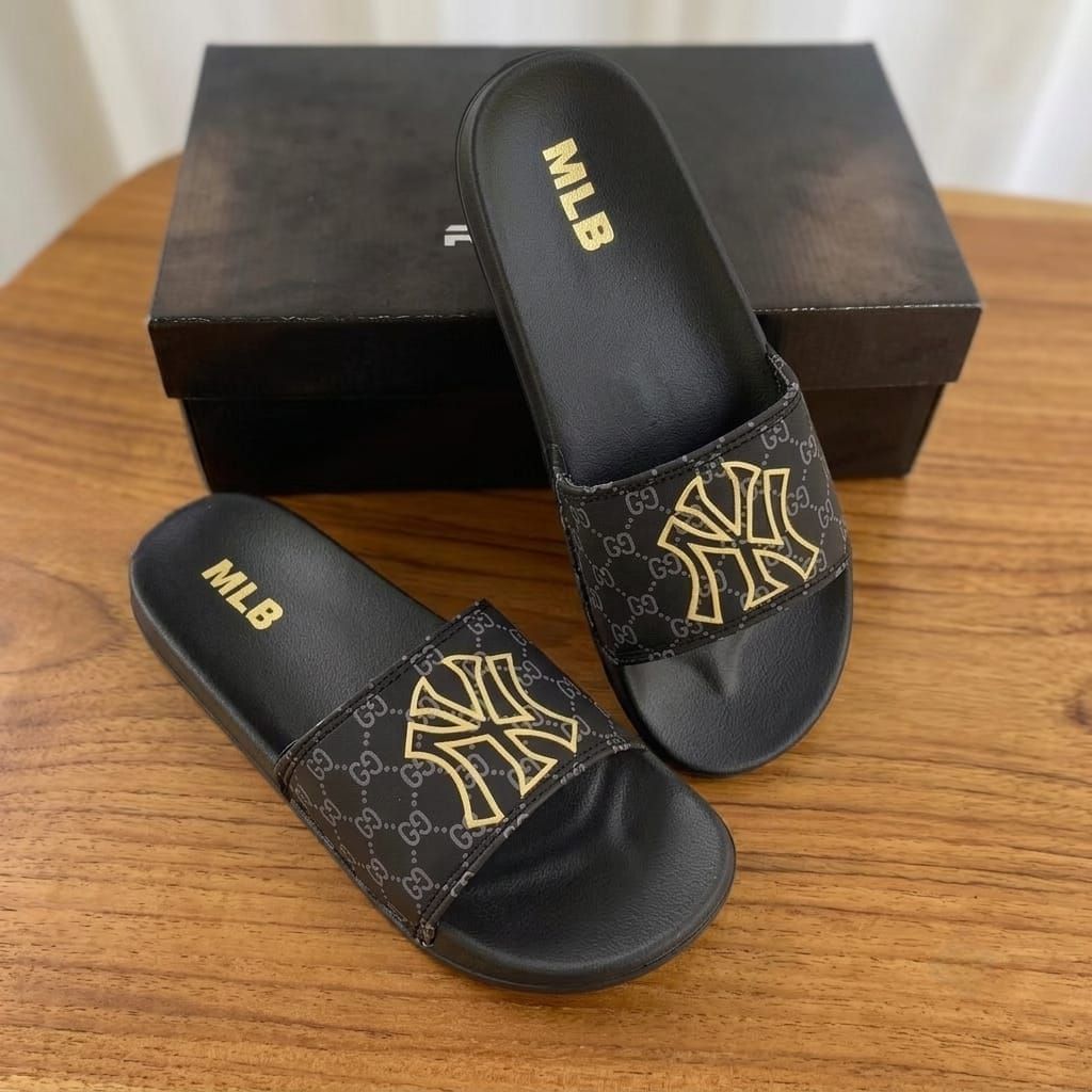 Sendal slop MLB sendal sendal NY sendal slip On sendal pria wanita