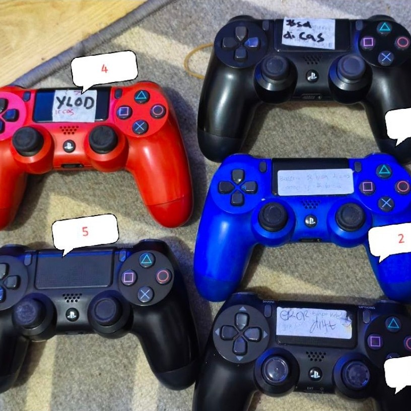 Stik PS4 original mesin RUSAK (5 stik)