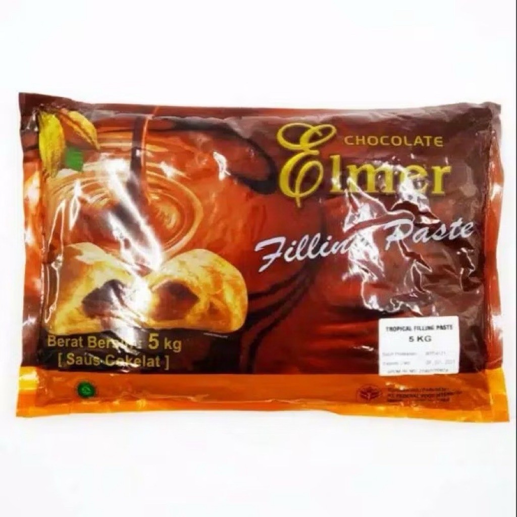 ELMER FILLING PASTE CHOCOLATE TROPICAL DARK COKLAT PASTA FILLING
