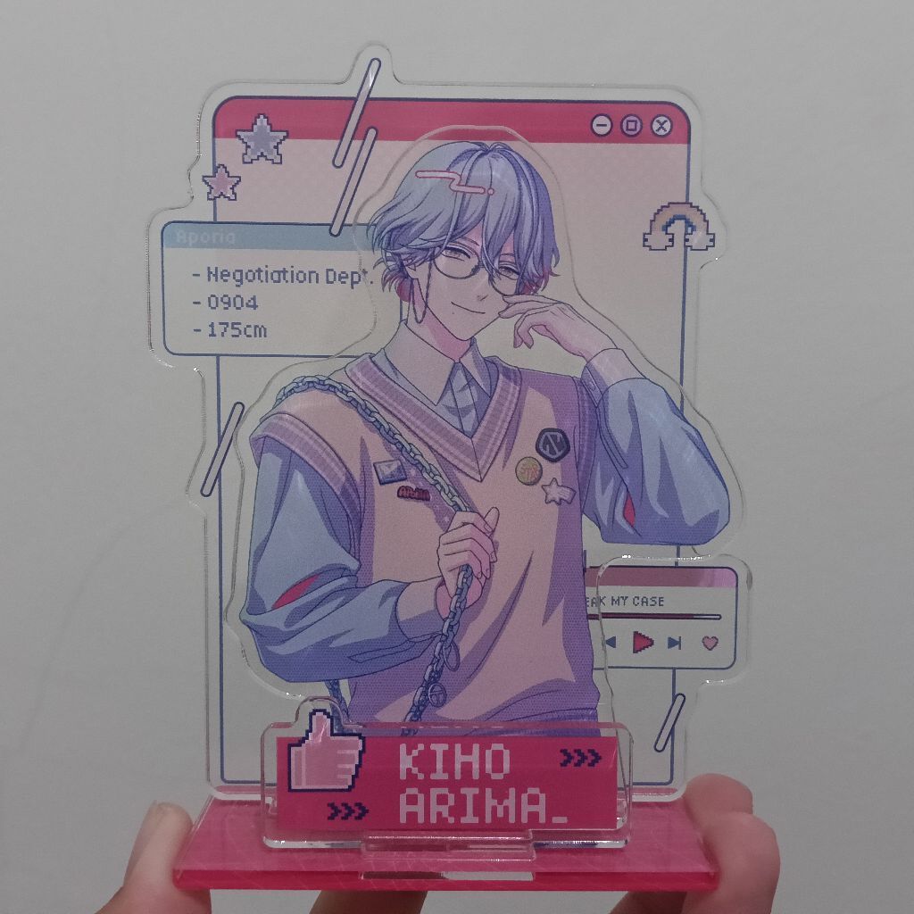 Standee Akrilik Arima Kiho Break My Case (Bremai)