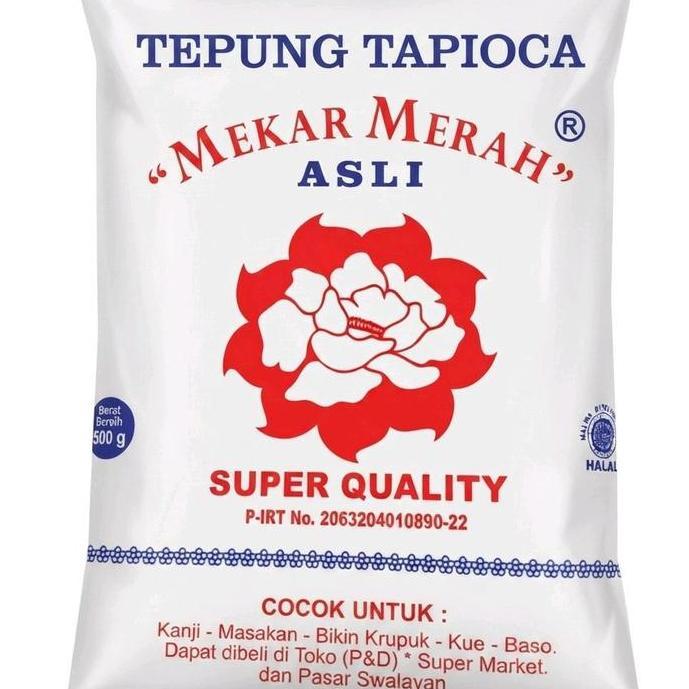 Ready Tepung Tapioka Mekar Merah 500g