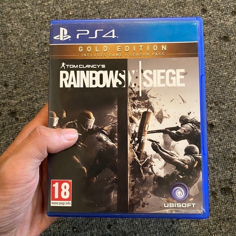BD Kaset PS4 PS5 Rainbow Six Siege Game CD PS 4 5 Original Playstation Bekas Second Mulus