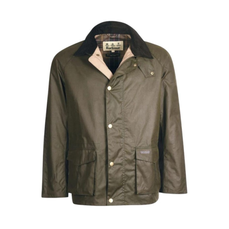 Barbour SS22 Amblewood Olive Wax Jacket