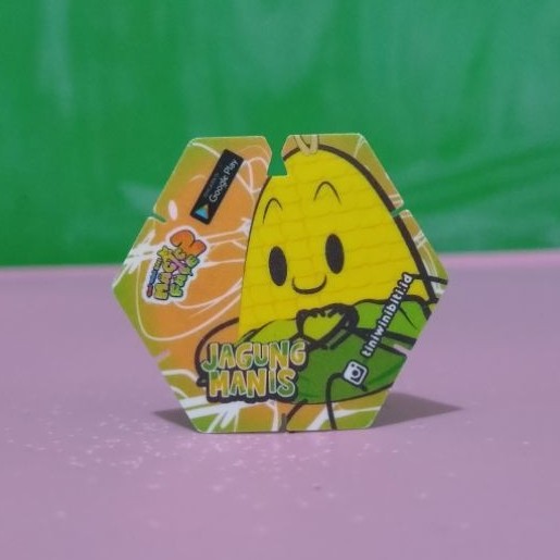 Tazos / Tajos TINI WINI BITI MAGIC FACE DUO - JAGUNG MANIS -  Murah Retro Vintage Rare Koleksi Maina