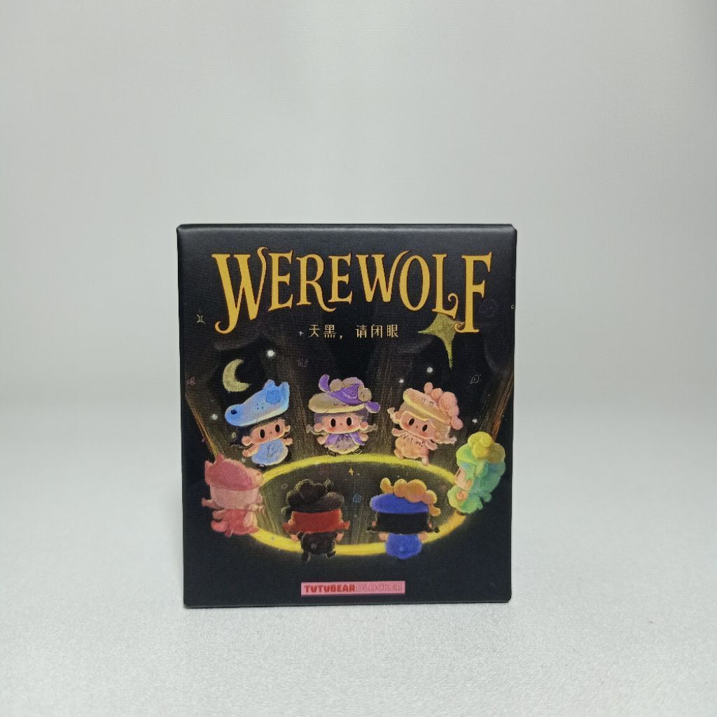 Tutubear Tutu Bear Werewolf Limited Cute Beans Figure Kacang Selected Blind Box