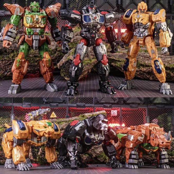 Li Jiang Transformer Commanders of Beast Warrior Gorilla Rhino Figure