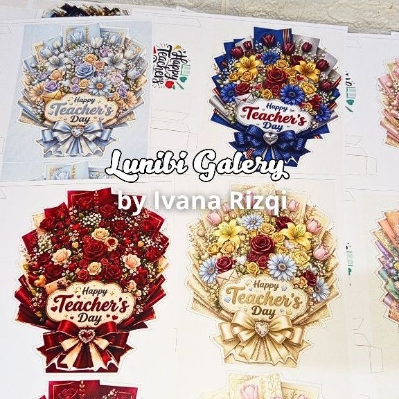 Paper Buket | Buket Hari Guru | Bahan Buket Simple | Buket Kertas Tebal
