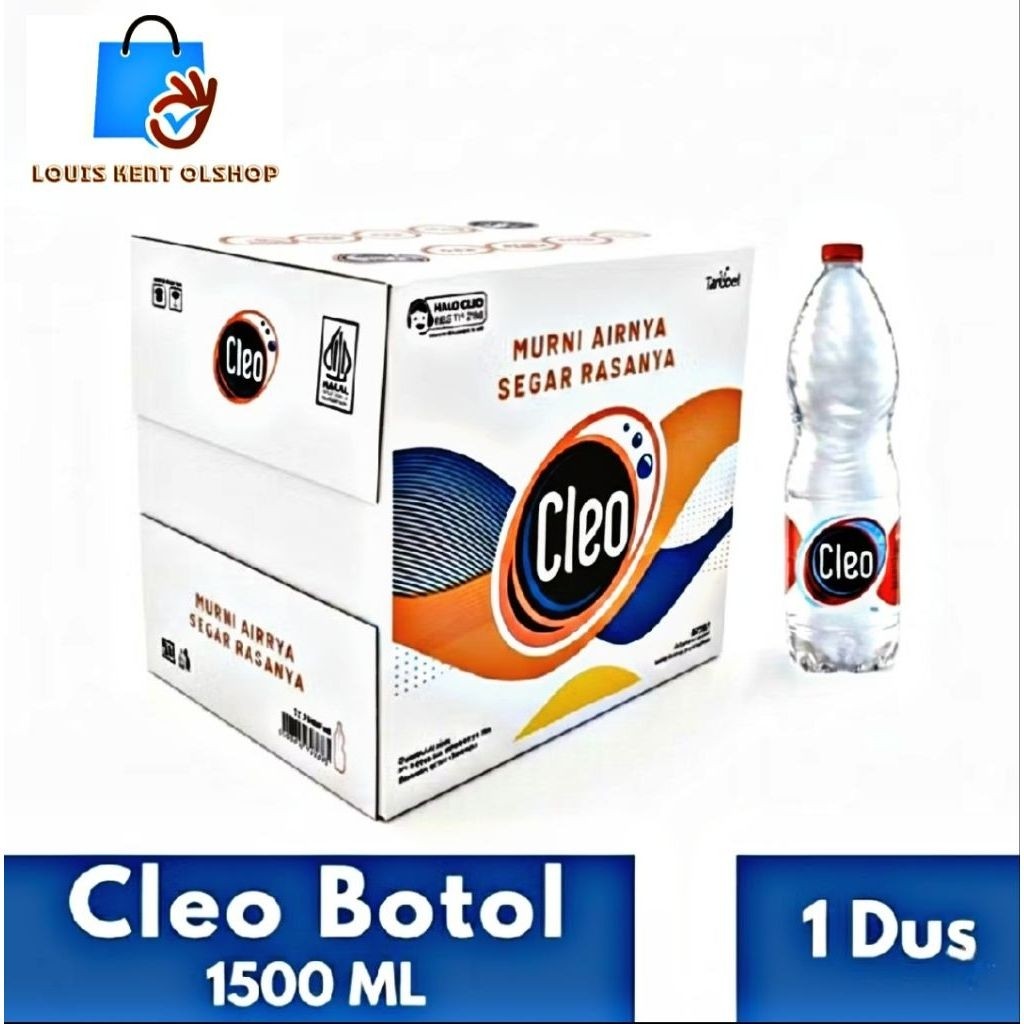 Cleo 1500ml Air Mineral 1dus isi 12