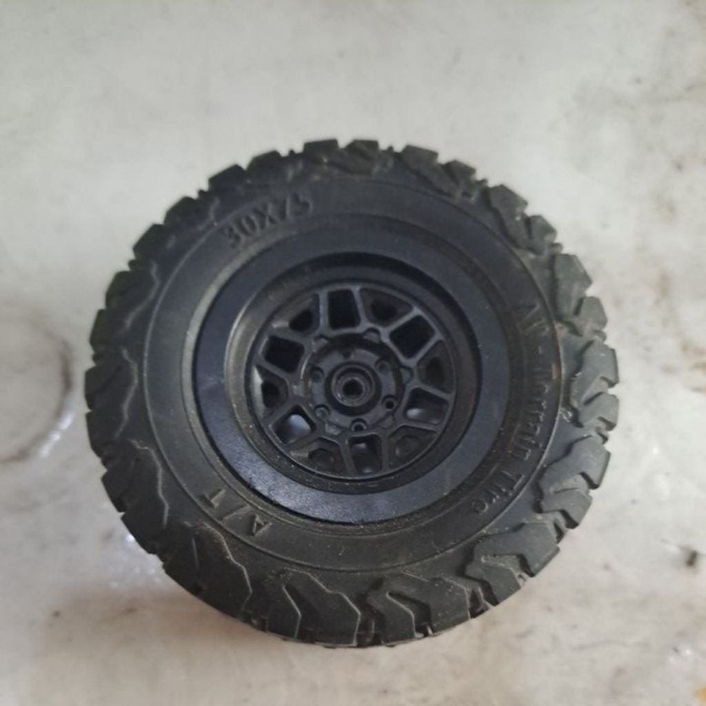 Ban Roda Mainan RC 30X75 Hitam Aksesoris Mobil Mainan mn300 tank