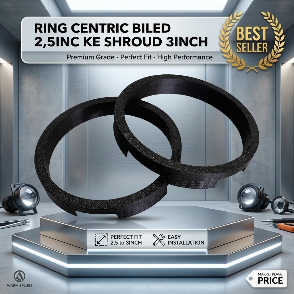 RING CENTRIC BILED 2,5INCH KE SHROUD 3INCH ADAPTOR BILED 2,5INCH KE SHROUD 3INCH