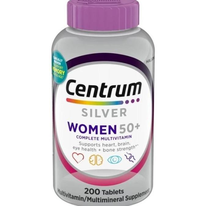 Centrum Silver Multivitamin/Multimineral Women 50+ ,Centrum Multi +Omega -3 ,Centrum Men [Ori] Ez