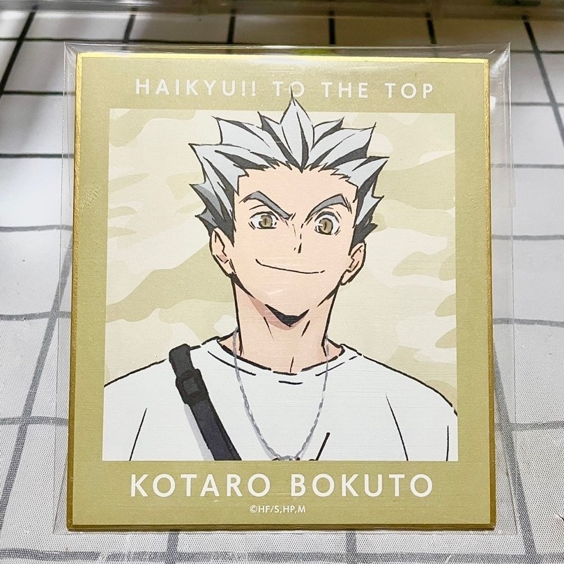 Haikyu Shikishi Kotaro Bokuto To The Top Haikyuu HQ Sikisi Bokuto