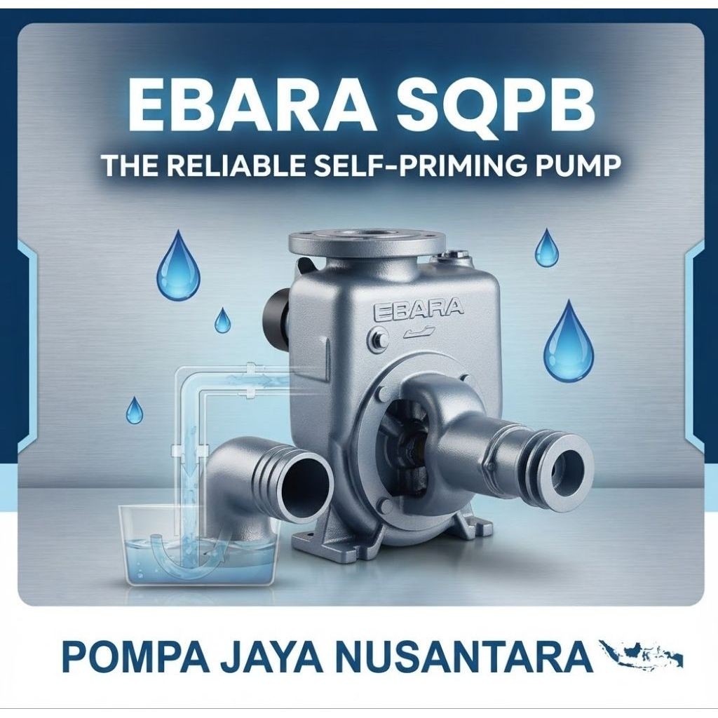 Pompa EBARA SQPB 100 4inch Pompa Irigasi Self Priming EBARA 100 SQPB