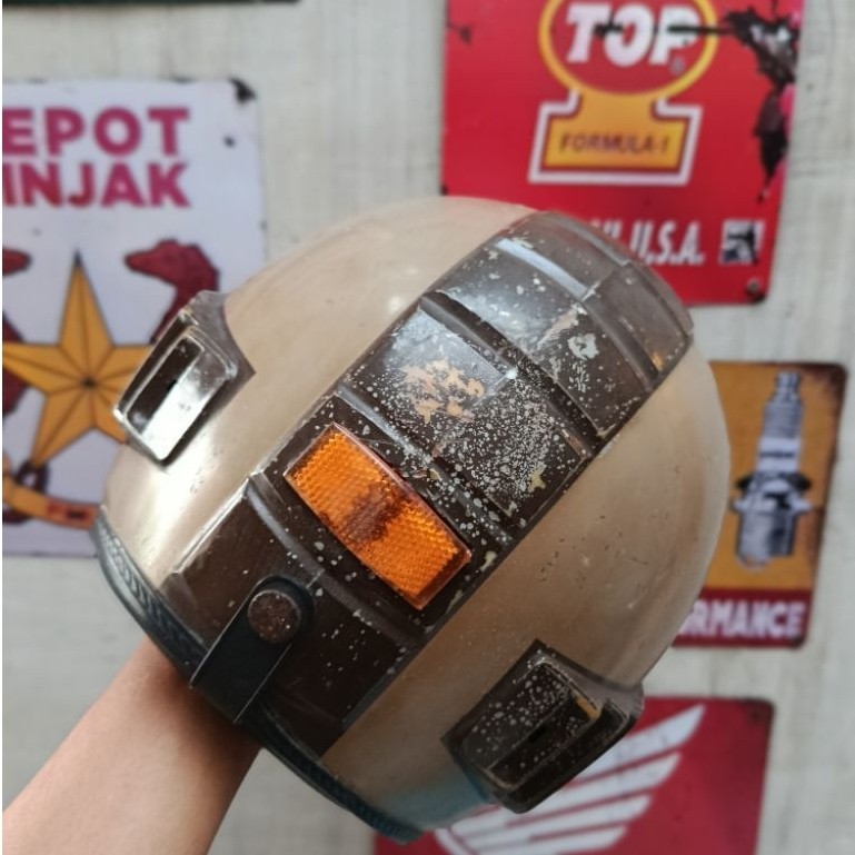 •Helm Robot Mata Kucing DMI GAG Shuibran original Vintage •