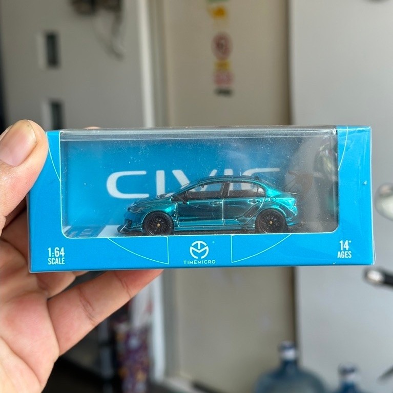 Time micro Honda civic FD chrome blue LIMITED 250/999 ( SEALED)