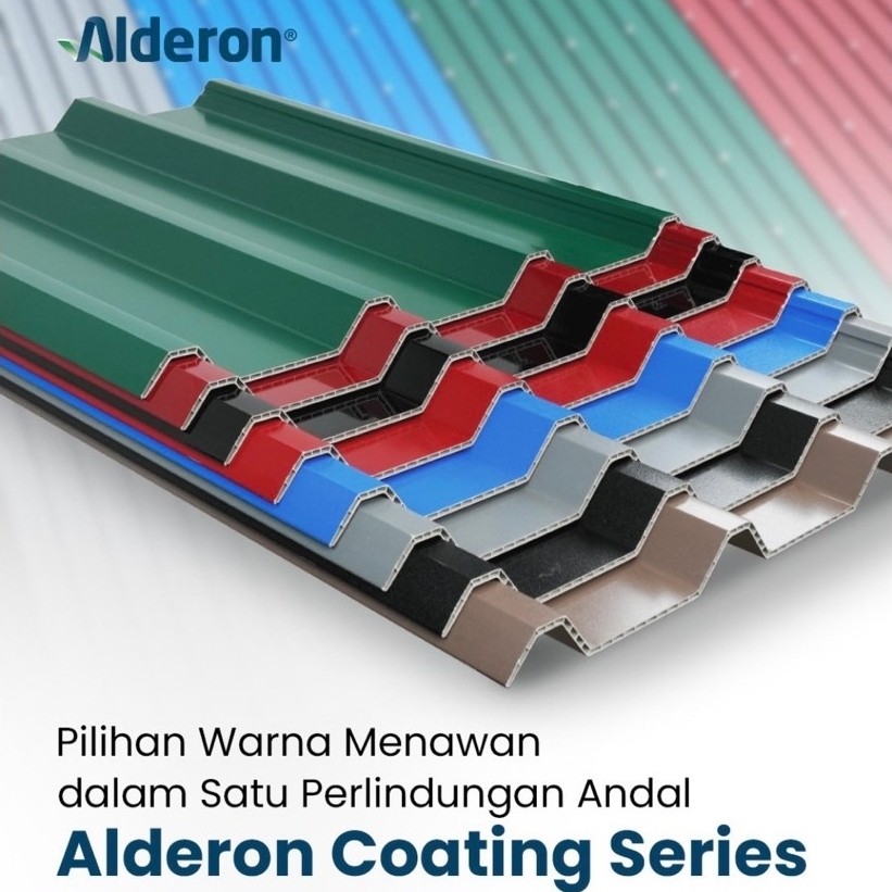 ALDERON LITE COATING SERIES Upvc tebal 6mm double layer ASLI ALDERON