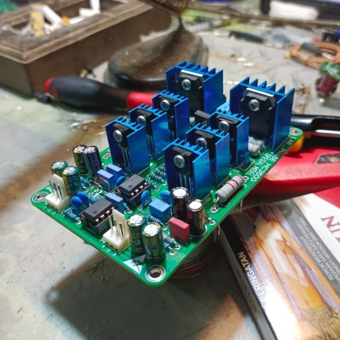 Kit Driver Power Amplifier LAB-PHASE MC3500 Spesial Midel Cloning Built Up Premium