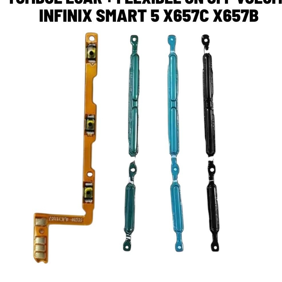 Tombol Power Volume Infinix Smart 5 X657C + Flexible On Off Satu Set