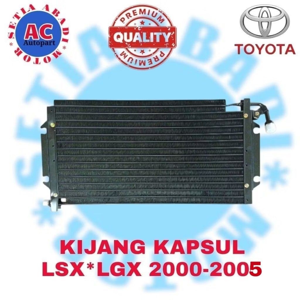 condensor kondensor AC mobil Toyota KIJANG KAPSUL KRISTA 1800CC SSX/LSX/SGX/LGX Tahun 2000-2005 BENS
