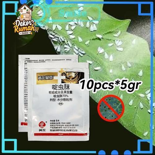 Insektisida Acetamiprid 70% Penggerek Daun 10PCS Acetamiprid Pimetrozin Obat Hama Mudah Pakai