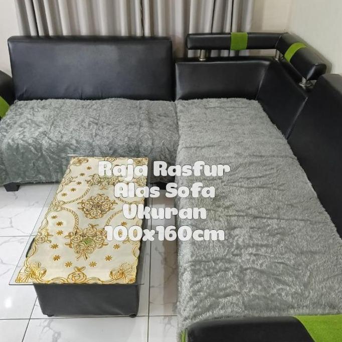 Alas Sofa Bulu Ukuran 100X160/Alas Sofa Bulu Halus Lembut