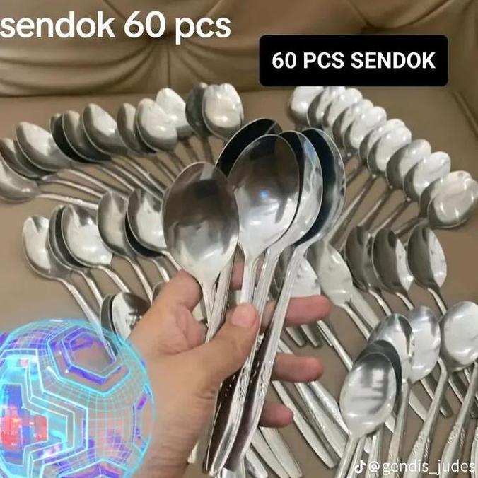 Sendok 5Lusin 60 Pcs / Paket Bundling Sendok 4Lusin & Garpu 2Lusin / Paket Sendok Garpu 6Lusin / Sen