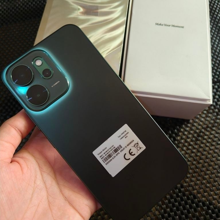 Oppo Reno 14F 5G 8/128 Fullset second resmi Indonesia