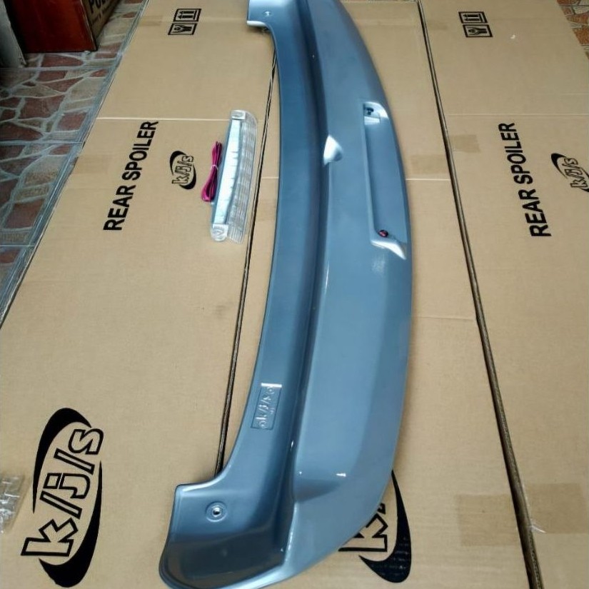 spoiler all new avanza xenia cat silver metalic