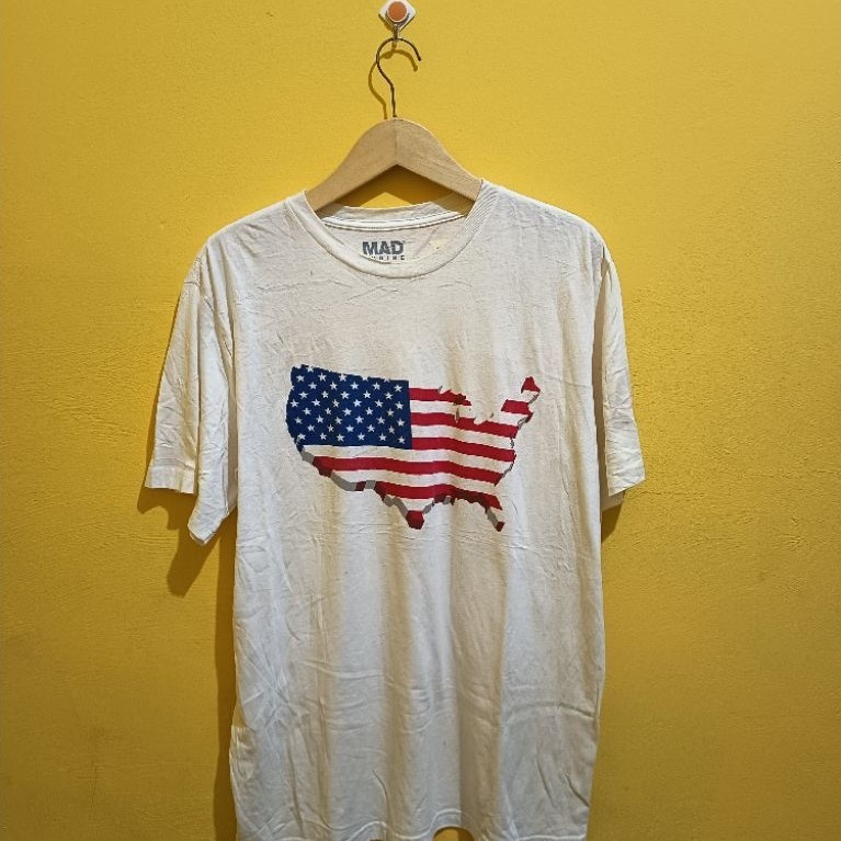 T-shirt American Flag Mad Engine