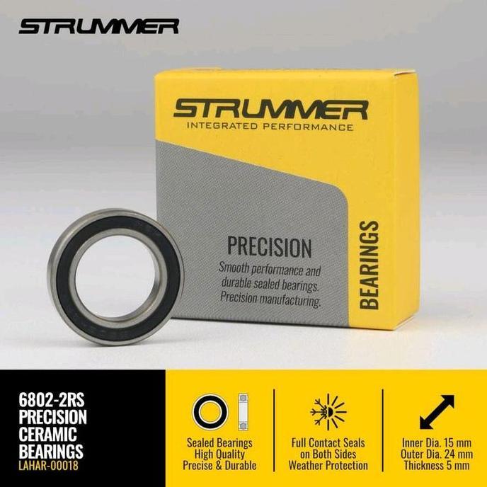 Bearing Hub CERAMIC 6802-2RS STRUMMER mt650 boost HR10