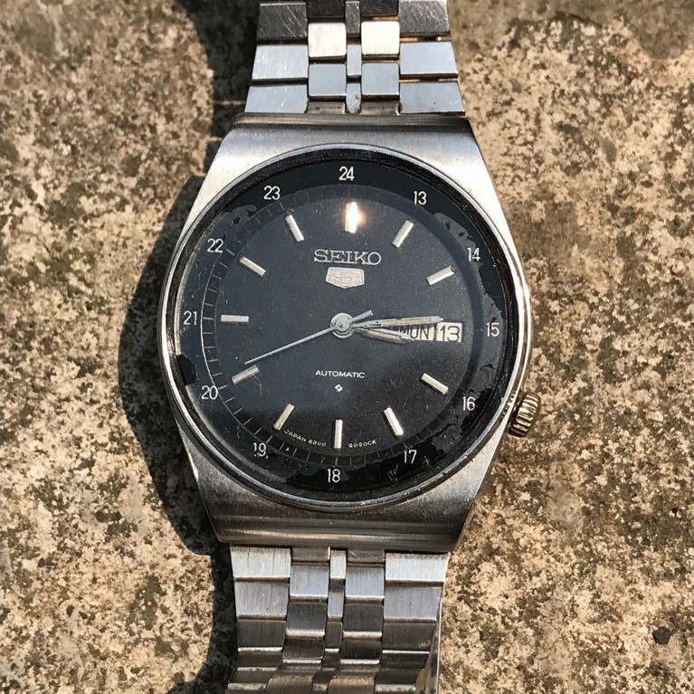 jam tangan seiko automatic vintage second