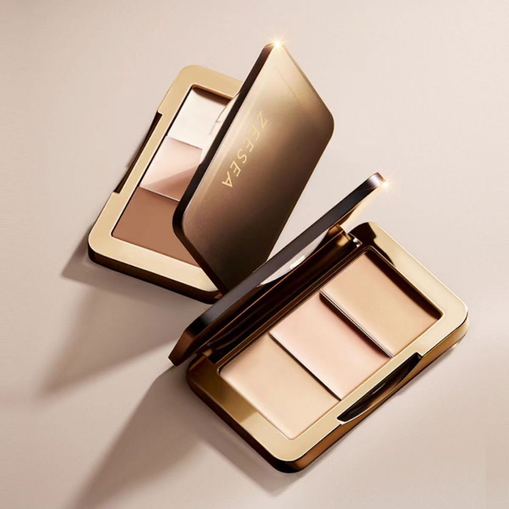 ZEESEA Soft Light 3 Colour Concealer Pallete Eye Makeup Beauty Kosmetik
