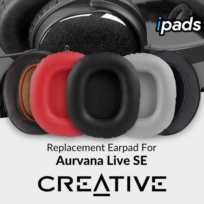 Promo Earpad Earcup Ear Cushion Creative Aurvana Live SE Busa Foam Bantalan Diskon