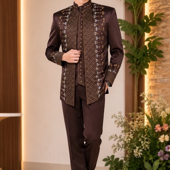 beskap pengantin pria || beskap asraf || beskap sunda || beskap mahogany sunda || beskap sunda mahog