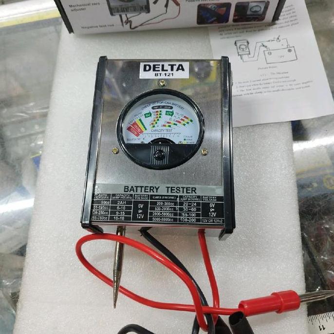 TERBARU - Battery tester Delta - Alat tes aki - accu tester