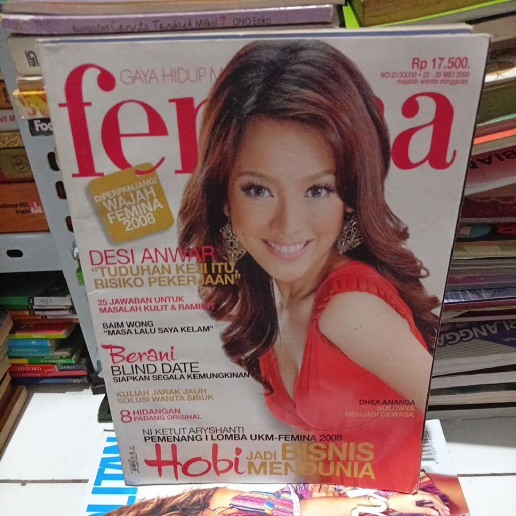 MAJALAH FEMINA edisi MEI 2008