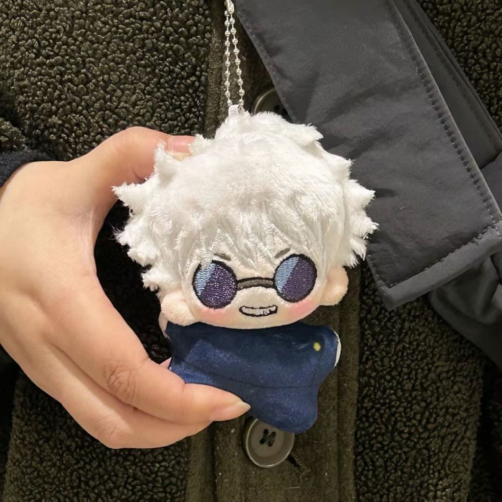 [BACA DESKRIPSI] Plushie Doll 10cm Mamemeito Gojo Satoru High School Ver JUJUTSU KAISEN Chibigurumi 